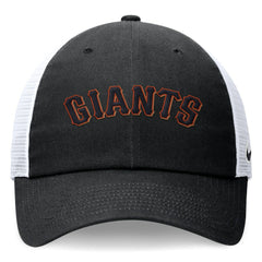 San Francisco Giants Nike Wordmark Adjustable Trucker Hat - Black - Nike on Sale