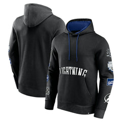 Tampa Bay Lightning Fanatics Wild Winner Pullover Hoodie - Black - NHL 200250648