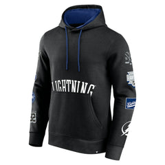Tampa Bay Lightning Fanatics Wild Winner Pullover Hoodie - Black - NHL 200250648