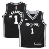 Victor Wembanyama San Antonio Spurs Preschool Swingman Player Jersey Icon Edition Black | Nike Lifestyle