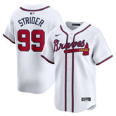 Spencer Strider Atlanta Braves Nike Home Limited Player Jersey - White - Nike on Sale