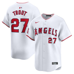 Mike Trout Los Angeles Angels Nike Home Limited Player Jersey - White - Nike Sale