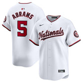 CJ Abrams Washington Nationals Nike Home Limited Player Jersey - White - Nike Discount