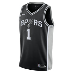 Victor Wembanyama San Antonio Spurs Youth Swingman Jersey Icon Edition Black | Nike US