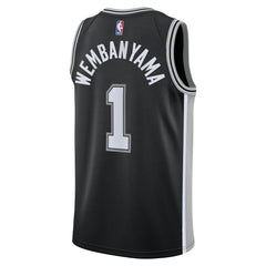 Victor Wembanyama San Antonio Spurs Youth Swingman Jersey Icon Edition Black | Nike US