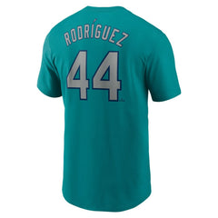 Julio Rodríguez Seattle Mariners Nike Fuse Name & Number T-Shirt - Teal - Nike Lifestyle