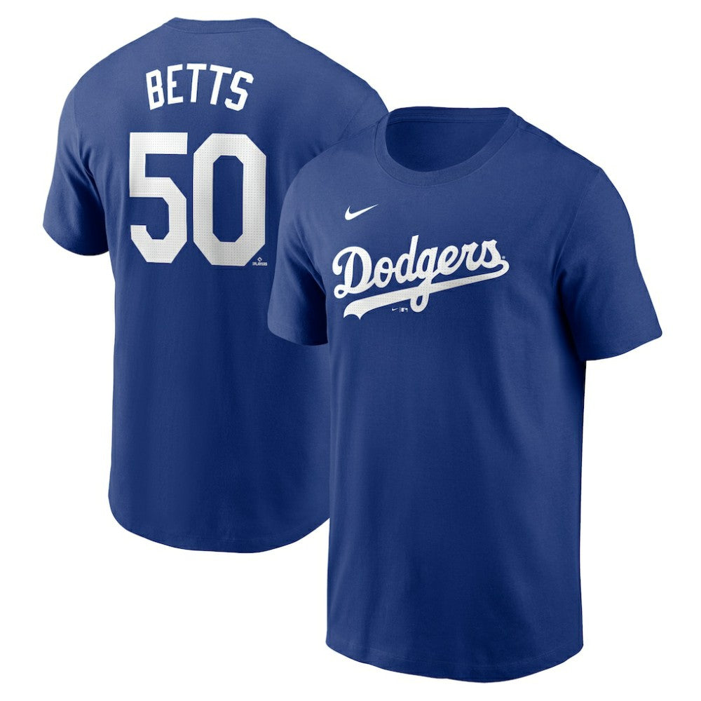 Mookie Betts Los Angeles Dodgers Nike Fuse Name & Number T-Shirt - Royal - Nike Discount