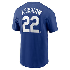 Clayton Kershaw Los Angeles Dodgers Nike Fuse Name & Number T-Shirt - Royal - Nike Discount
