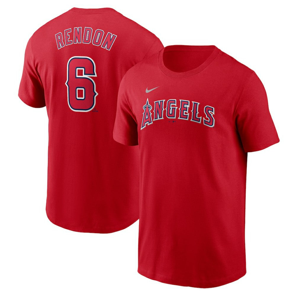 Anthony Rendon Los Angeles Angels Nike Fuse Name & Number T-Shirt - Red - Nike Online
