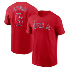 Anthony Rendon Los Angeles Angels Nike Fuse Name & Number T-Shirt - Red - Nike Online