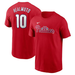 J.T. Realmuto Philadelphia Phillies Nike Fuse Name & Number T-Shirt - Red - Nike Discount