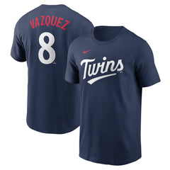 Christian Vazquez Minnesota Twins Nike Fuse Name & Number T-Shirt - Navy - Nike Online
