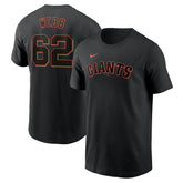 Logan Webb San Francisco Giants Nike Fuse Name & Number T-Shirt - Black - Nike Lifestyle