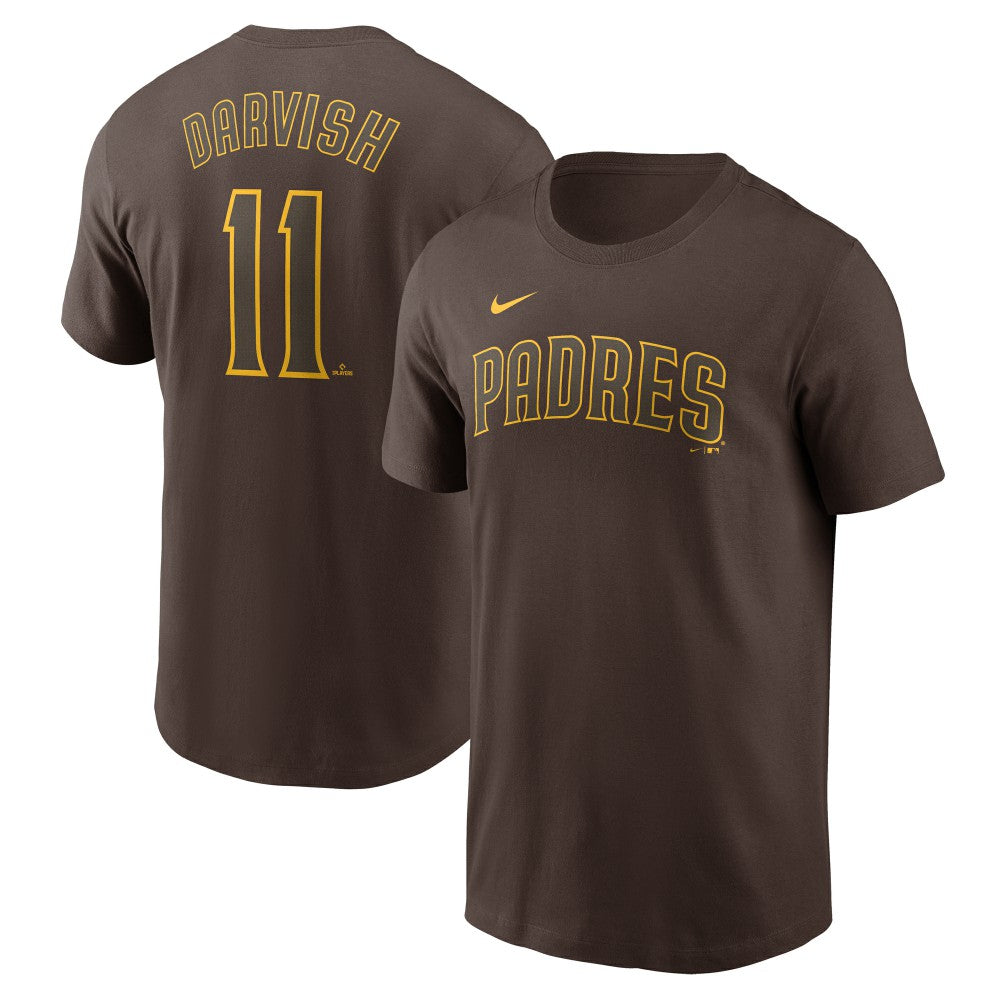 Yu Darvish San Diego Padres Nike Fuse Name & Number T-Shirt - Brown - Nike Online