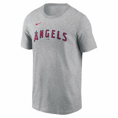 Mike Trout Los Angeles Angels Nike Fuse Name & Number T-Shirt - Gray - Nike Sale