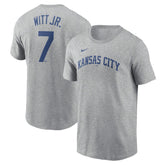 Bobby Witt Jr. Kansas City Royals Nike Fuse Name & Number T-Shirt - Gray - Nike Sale