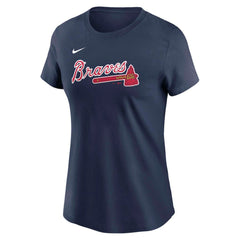 Matt Olson Atlanta Braves Nike Women's Cooperstown Collection Fuse Name & Number T-Shirt - Navy - Nike Discount