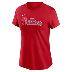 Trea Turner Philadelphia Phillies Nike Women's Cooperstown Collection Fuse Name & Number T-Shirt - Red - Nike Sale