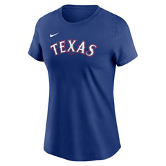 Corey Seager Texas Rangers Nike Women's Cooperstown Collection Fuse Name & Number T-Shirt - Royal - Nike on Sale
