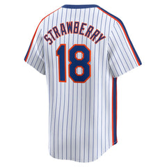 Darryl Strawberry New York Mets Nike Throwback Cooperstown Limited Jersey - Navy - Nike Online