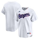 Texas Rangers Nike Cooperstown Collection Limited Jersey - White - Nike Discount