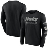 Brooklyn Nets Baseline Long Sleeve T-Shirt Black | Fanatics discount