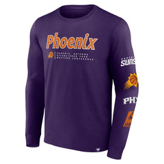 Phoenix Suns Baseline Long Sleeve T-Shirt Purple | Fanatics online