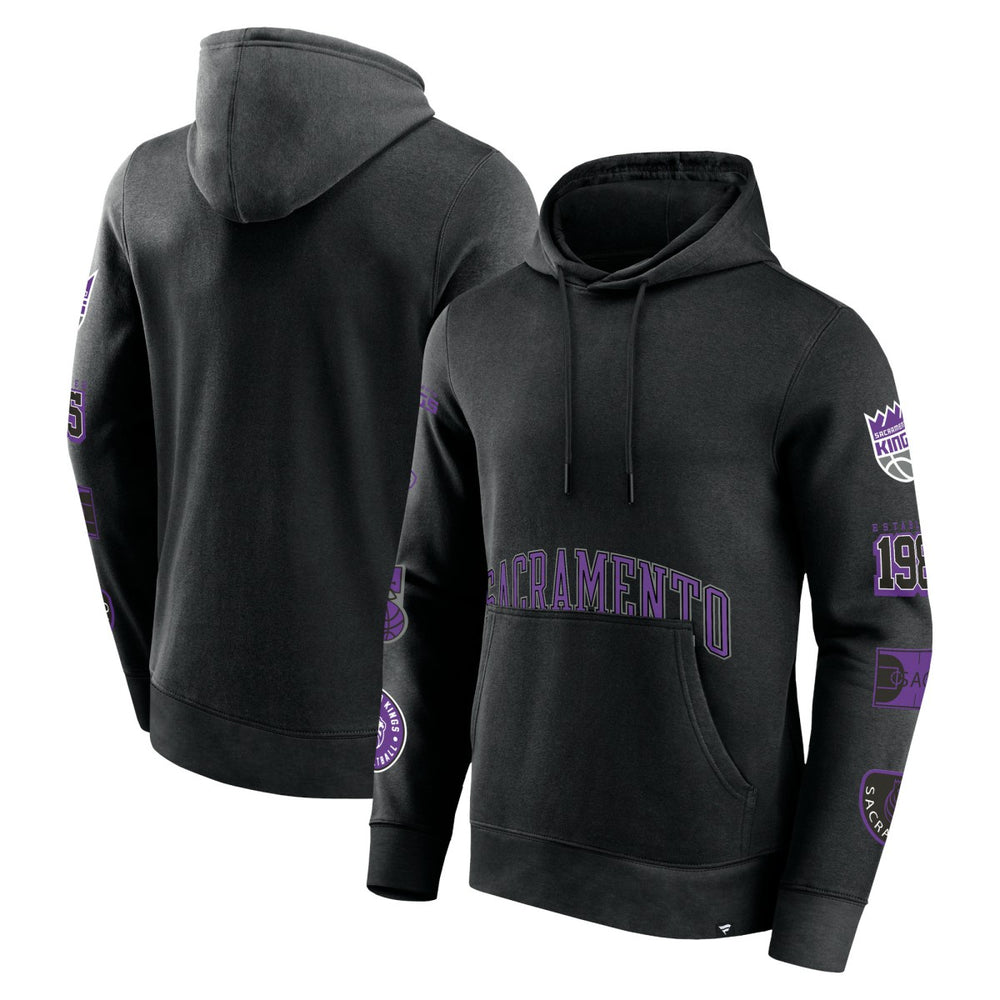 Sacramento Kings Home Court Pullover Hoodie Black | Fanatics Lifestyle