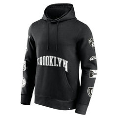Brooklyn Nets Home Court Pullover Hoodie Black | Fanatics Near Me