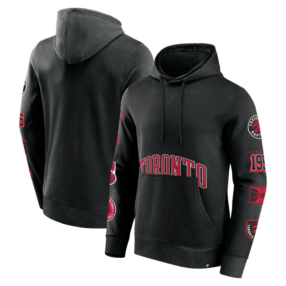 Toronto Raptors Home Court Pullover Hoodie Black | Fanatics Lifestyle