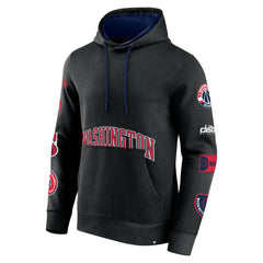 Washington Wizards Home Court Pullover Hoodie Black | Fanatics