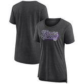 Sacramento Kings Women's League Leader Tri-Blend T-Shirt Heather Charcoal | Fanatics Near Me