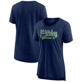Minnesota Timberwolves Women's League Leader Tri-Blend T-Shirt Heather Navy | Fanatics outlet