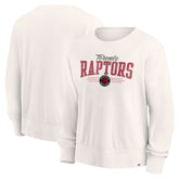 Toronto Raptors Women's Close the Game Pullover Sweatshirt Cream | Fanatics
