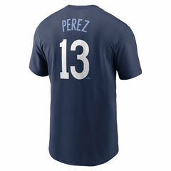 Salvador Perez Kansas City Royals Nike 2024 City Connect Fuse Name & Number T-Shirt - Navy - Nike Online
