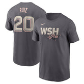 Keibert Ruiz Washington Nationals Nike City Connect Fuse Name & Number T-Shirt - Gray - Nike Sale