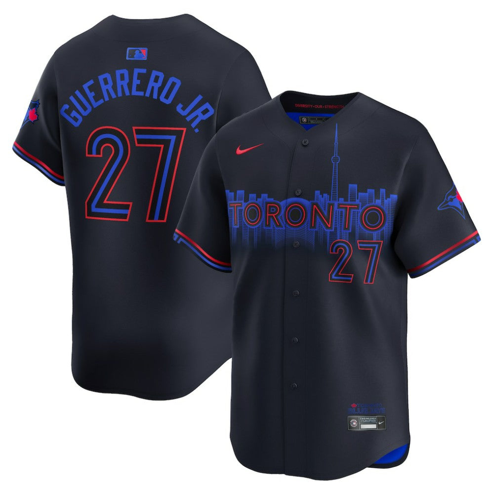Vladimir Guerrero Jr. Toronto Blue Jays Nike 2024 City Connect Limited Player Jersey - Black - Nike Lifestyle