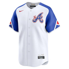 Atlanta Braves Nike City Connect Limited Jersey - White - Nike Discount