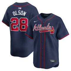 Matt Olson Atlanta Braves Nike Alternate Limited Player Jersey - Navy - Nike Discount