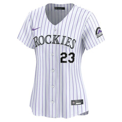 Kris Bryant Colorado Rockies Nike Women's Home Limited Player Jersey - White - Nike on Sale