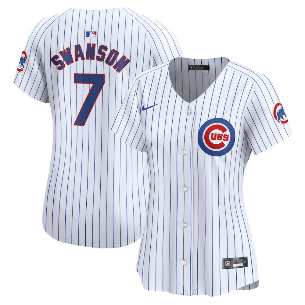 Dansby Swanson Chicago Cubs Nike Women's Home Limited Player Jersey - White - Nike Sale