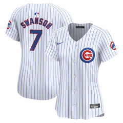 Dansby Swanson Chicago Cubs Nike Women's Home Limited Player Jersey - White - Nike Sale