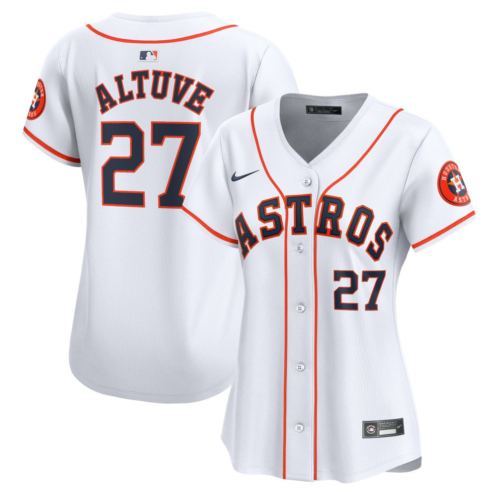 Jose Altuve Houston Astros Nike Women's Home Limited Player Jersey - White - Nike on Sale