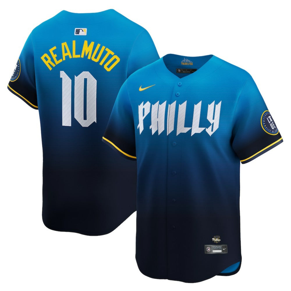 J.T. Realmuto Philadelphia Phillies Nike 2024 City Connect Limited Player Jersey - Blue - Nike Sale