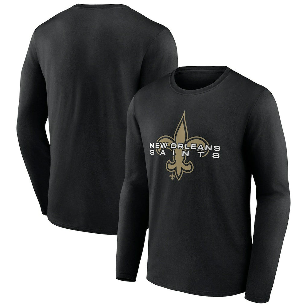 New Orleans Saints Advance to Victory Long Sleeve T-Shirt Black