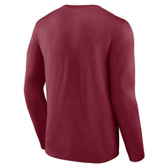 Washington Commanders Advance to Victory Long Sleeve T-Shirt Burgundy