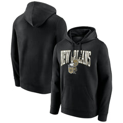 New Orleans Saints Gridiron Classics Campus Standard Pullover Hoodie Black