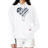 New York Yankees G-III 4Her by Carl Banks Women's Heart Fleece Pullover Hoodie - White - MLB Online
