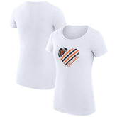 San Francisco Giants G-III 4Her by Carl Banks Women's Super-Slim Fit Lightweight Heart Graphic T-Shirt - White - MLB on Sale