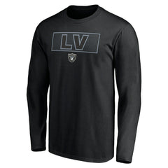 Las Vegas Raiders Squad Throwbacks Long Sleeve T-Shirt Black